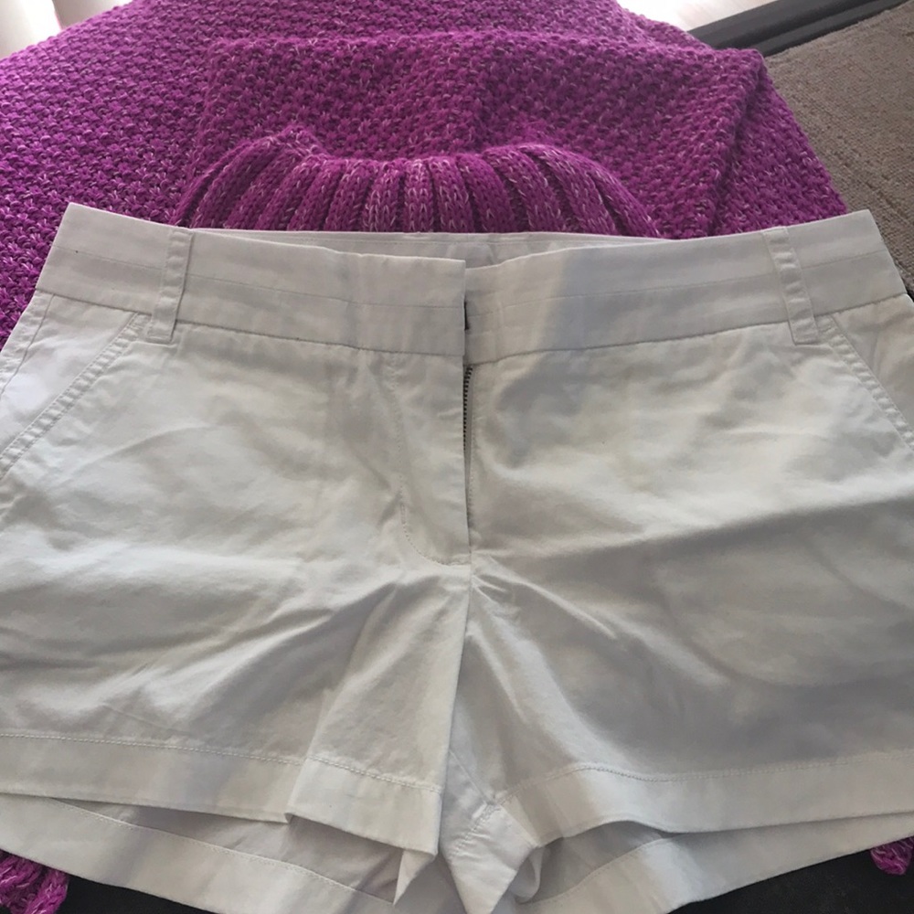 J. Crew white chino Size 10 shorts